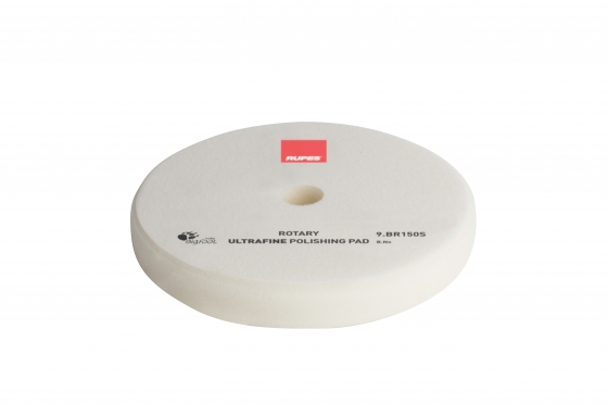 Rupes Velcro Rotary White Foam Pad (Ultra Fine) 25 mm Thick