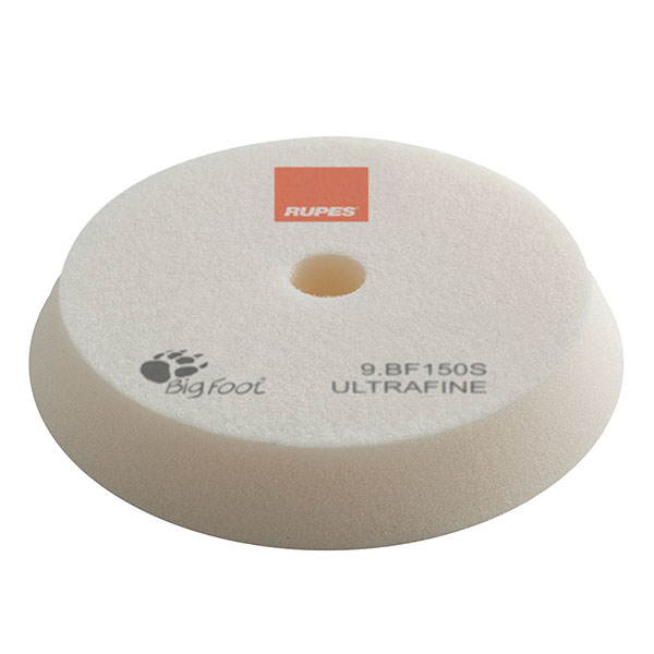 RUPES BigFoot Dual Action White Ultra Fine Velcro Orbital Polishing Pad