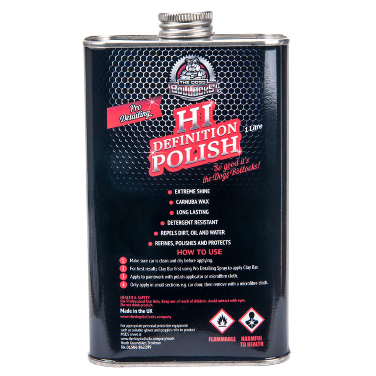 Hi Definition Polish with Carnuba from Bartons