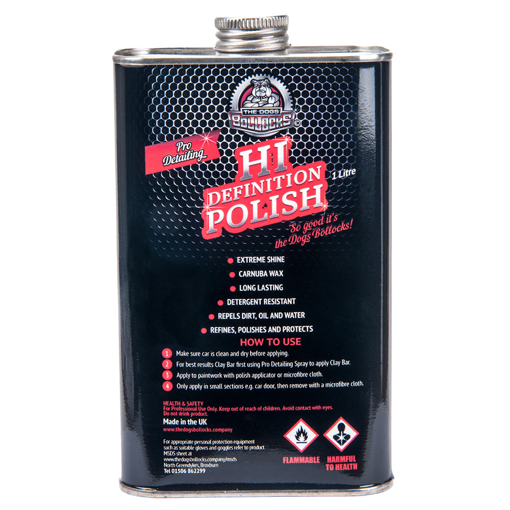 Hi Definition Polish with Carnuba from Bartons